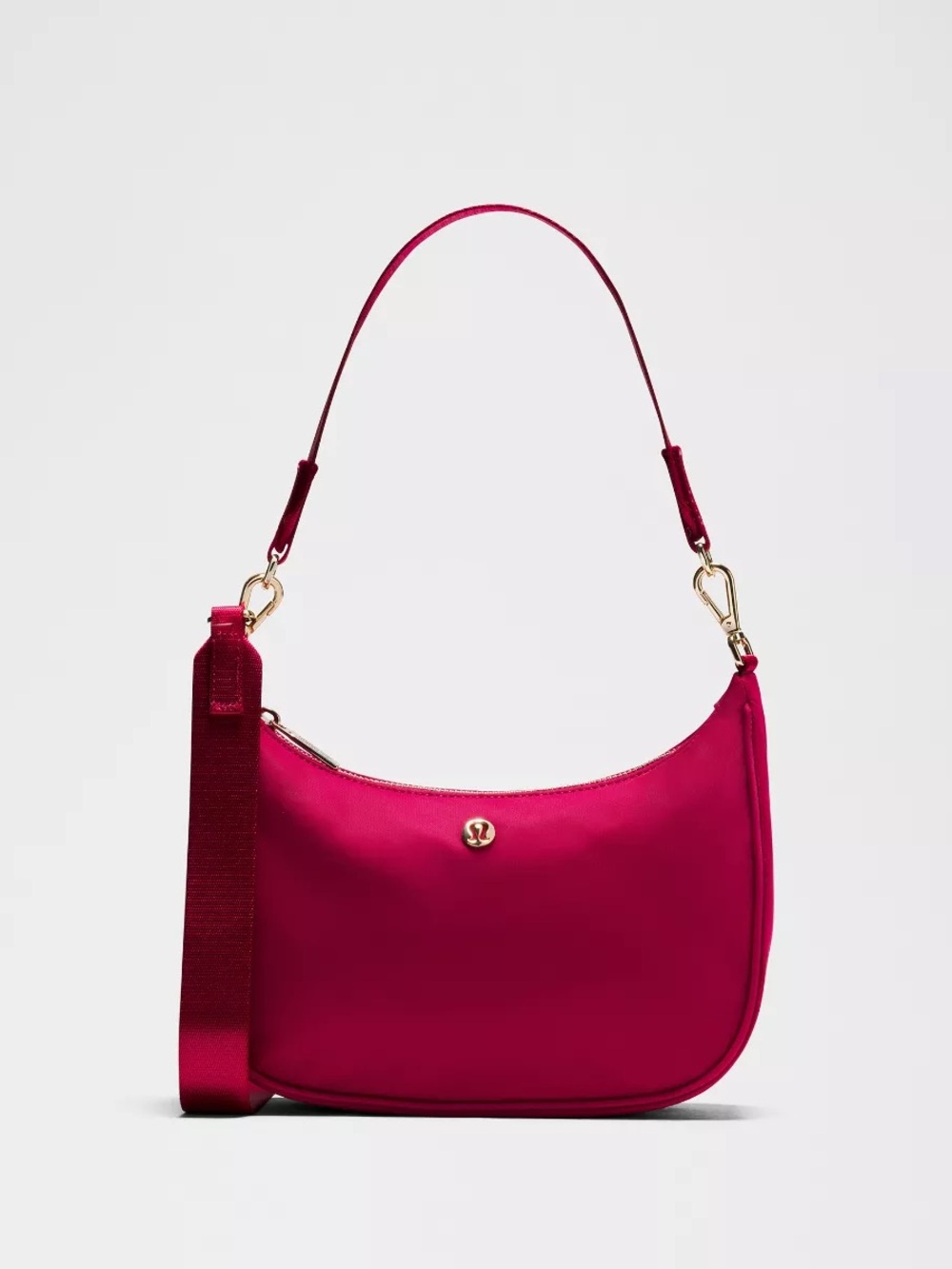 New Lululemon City Essentials Small Shoulder Bag 3L - Berry Rumble